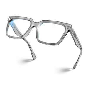 Blue Light Blocking Computer Eyewear Glasses Gray Frame